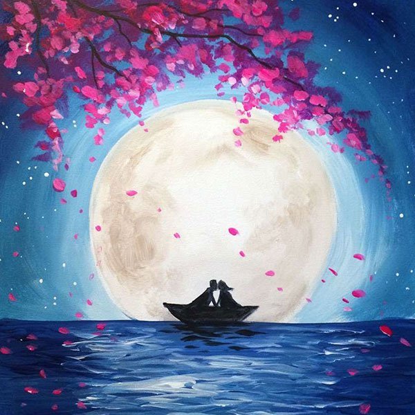  عکس دو نفره نقاشی