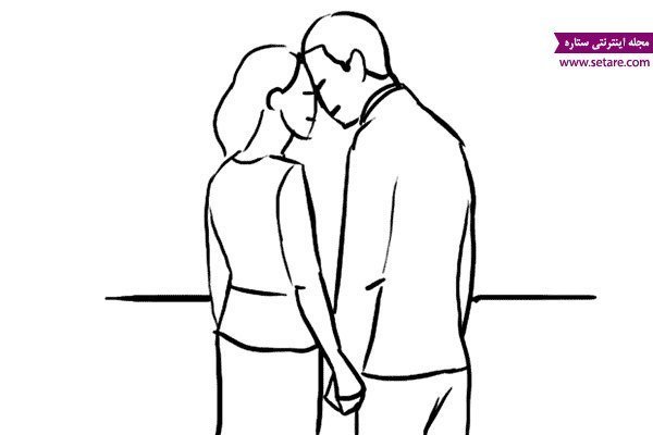  عکس دو نفره نقاشی