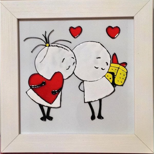  عکس دو نفره نقاشی