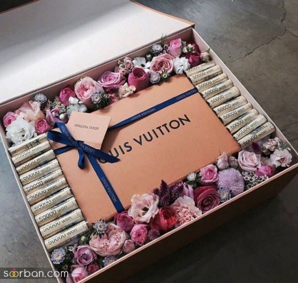  ایده عکس تزیین دسته گل با پول