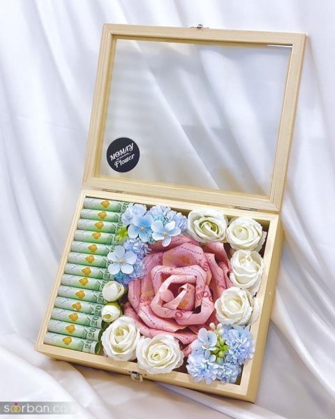  ایده عکس تزیین دسته گل با پول