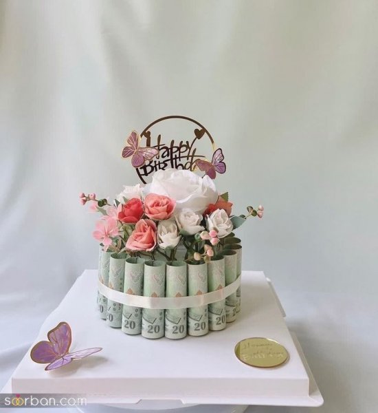  ایده عکس تزیین دسته گل با پول