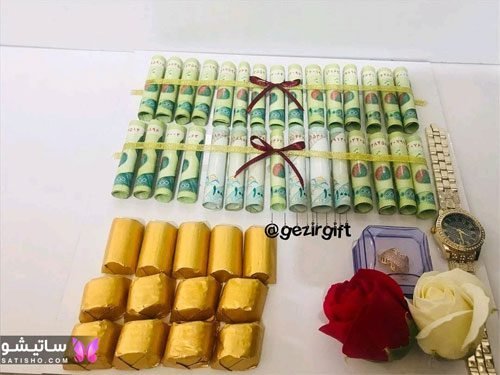  عکس دسته گل با پول ساده