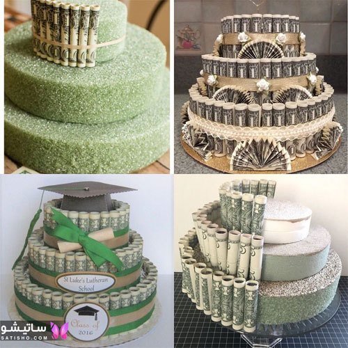  عکس دسته گل با پول ساده