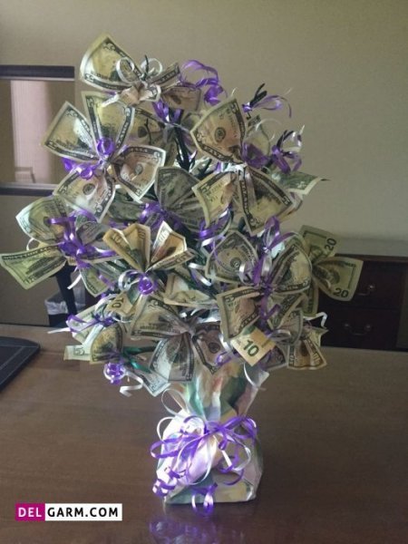  عکس دسته گل با پول ساده