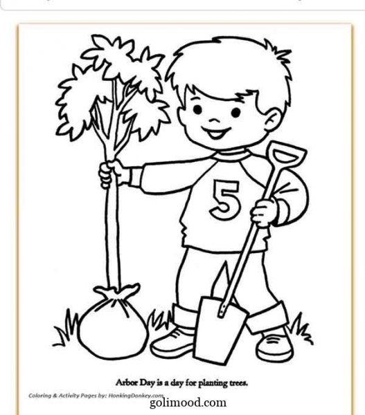  عکس درختکاری کودکانه