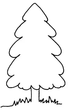  نقاشی درخت کودکانه ساده