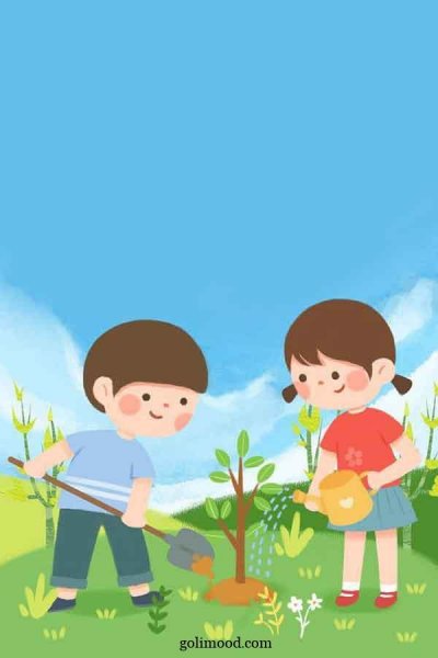  نقاشی درخت ساده با مداد