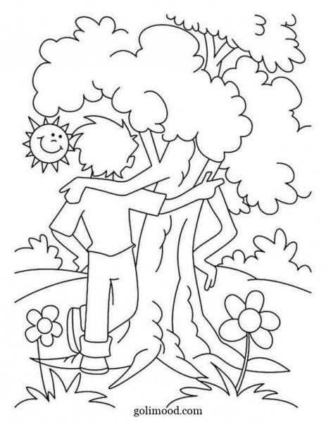  نقاشی درخت ساده با مداد