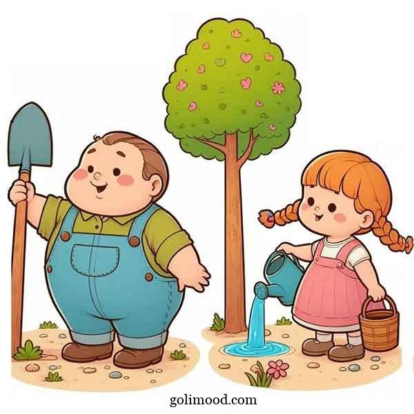  نقاشی درخت ساده با مداد