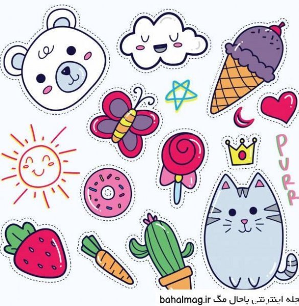  عکس حیوانات کیوت کارتونی