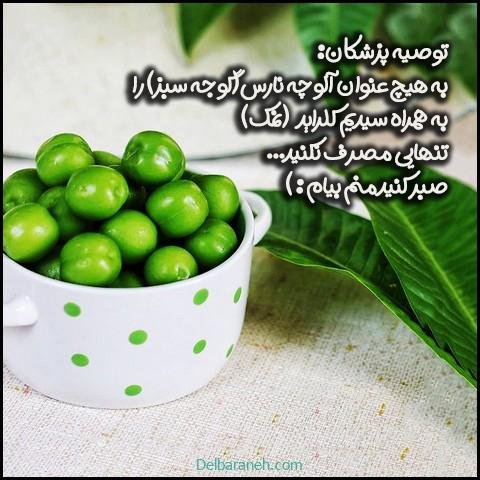  عکس گوجه سبز و توت فرنگی