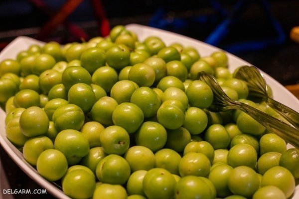  عکس گوجه سبز و چغاله خوشمزه