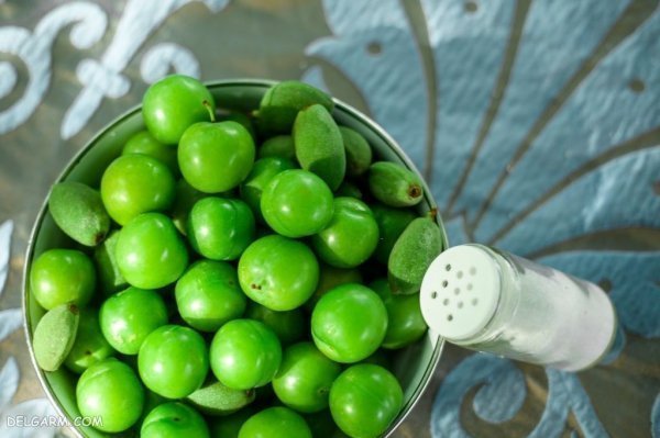  عکس گوجه سبز و چغاله خوشمزه