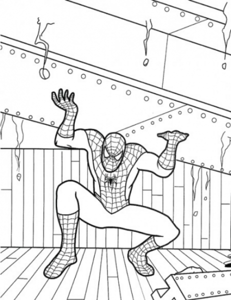 نقاشی موجودات بن تن رنگ شده