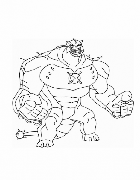 نقاشی موجودات بن تن رنگ شده