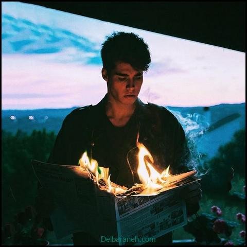  عکس فیک پسرونه غمگین