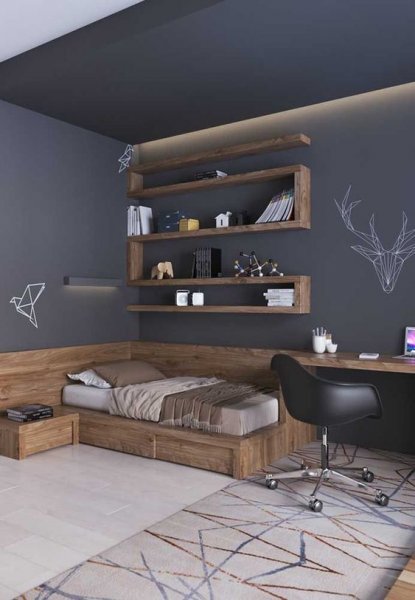  عکس اتاق خواب شیک پسرانه