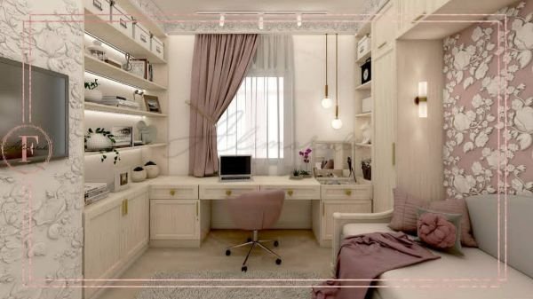  عکس اتاق خواب شیک دخترانه