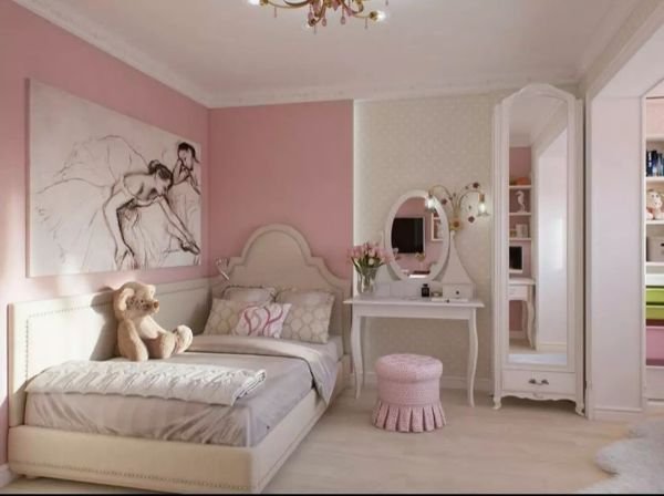  عکس اتاق خواب شیک دخترانه