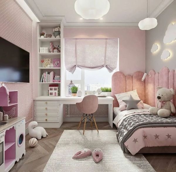  عکس اتاق خواب شیک دخترانه