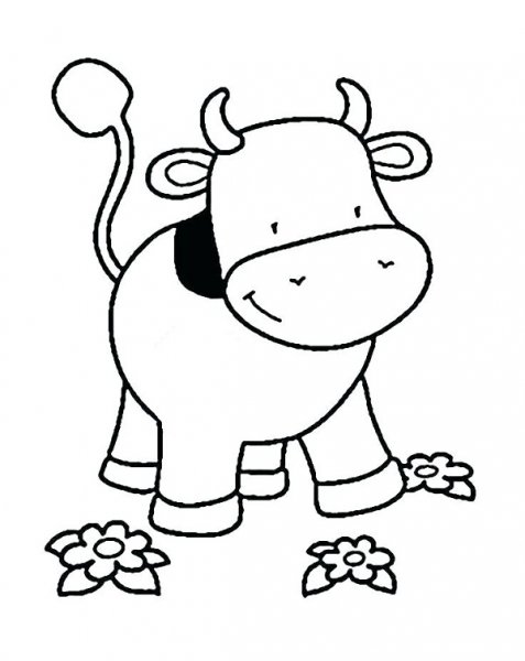 عکس نقاشی گاو آسان