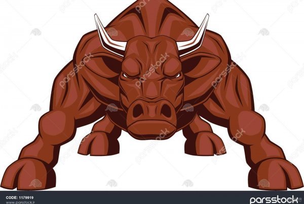  عکس نقاشی گاو وحشی