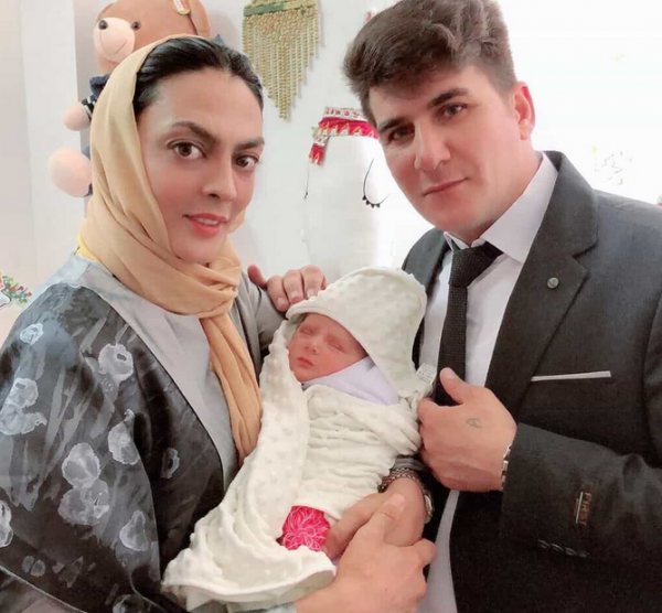  عکس الهه منصوریان و همسرش