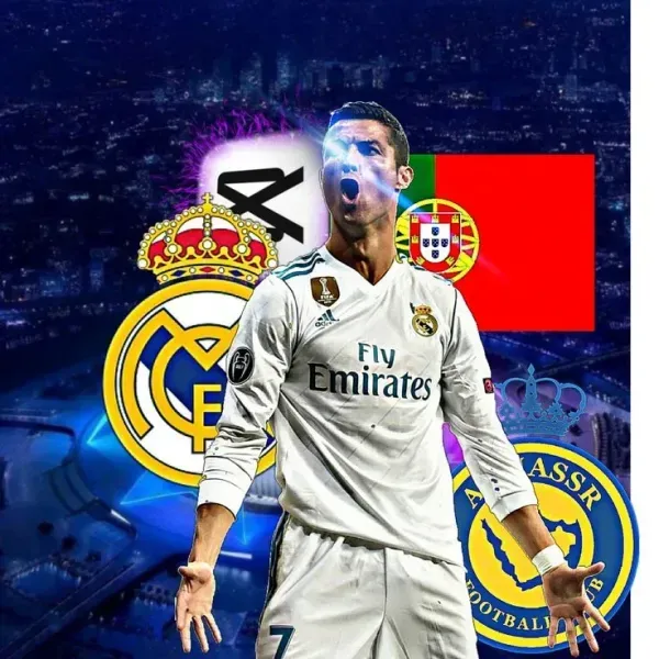  عکس رونالدو در رئال