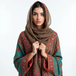 عکس دختر هوش مصنوعی با حجاب