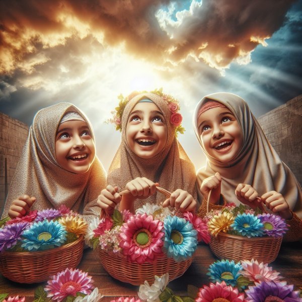 عکس دختر هوش مصنوعی با حجاب