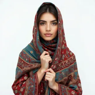 عکس دختر هوش مصنوعی با حجاب