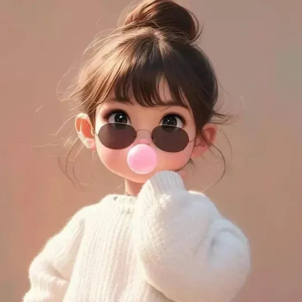 عکس دختر بچه با هوش مصنوعی