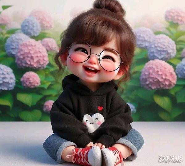 عکس دختر بچه با هوش مصنوعی
