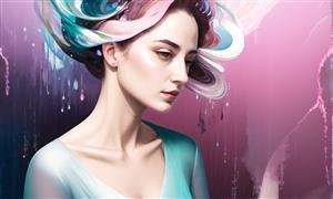 عکس دختر هوش مصنوعی برای پروفایل