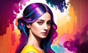 عکس دختر هوش مصنوعی برای پروفایل