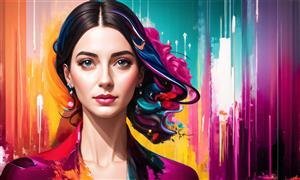 عکس دختر هوش مصنوعی برای پروفایل