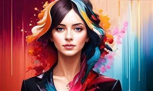 عکس دختر هوش مصنوعی برای پروفایل