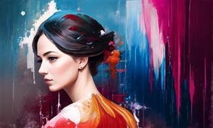 عکس دختر هوش مصنوعی برای پروفایل