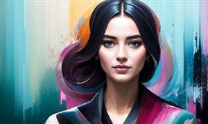 عکس دختر هوش مصنوعی برای پروفایل