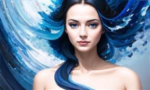 عکس دختر هوش مصنوعی برای پروفایل