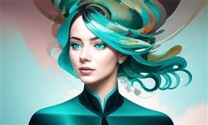 عکس دختر هوش مصنوعی برای پروفایل