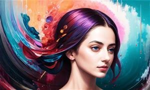 عکس دختر هوش مصنوعی برای پروفایل
