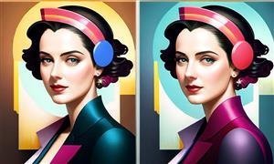 عکس دختر هوش مصنوعی برای پروفایل