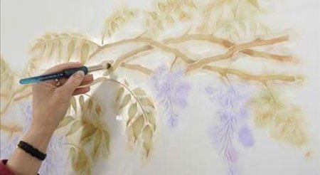  نقاشی دیواری منزل