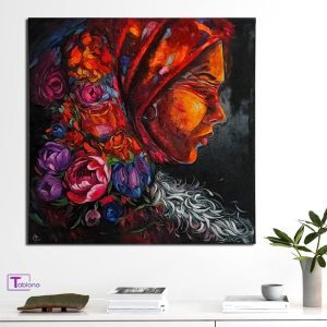 نقاشی رنگ روغن با کیفیت بالا برای بک گراند گوشی