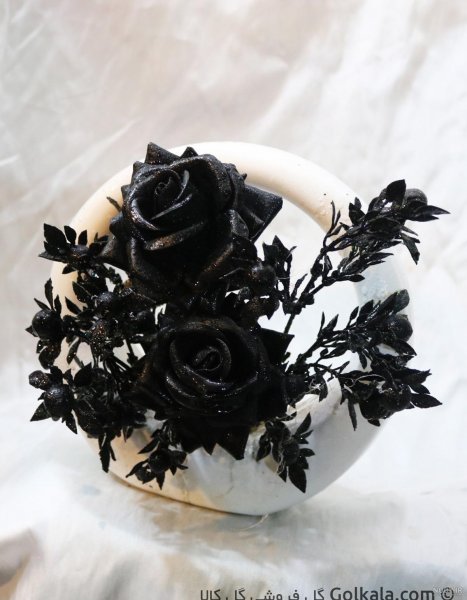 عکس گل رز مشکی طبیعی