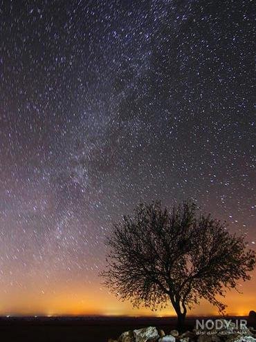 زیباترین عکس منظره شب برای پروفایل