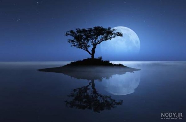 زیباترین عکس منظره شب برای پروفایل