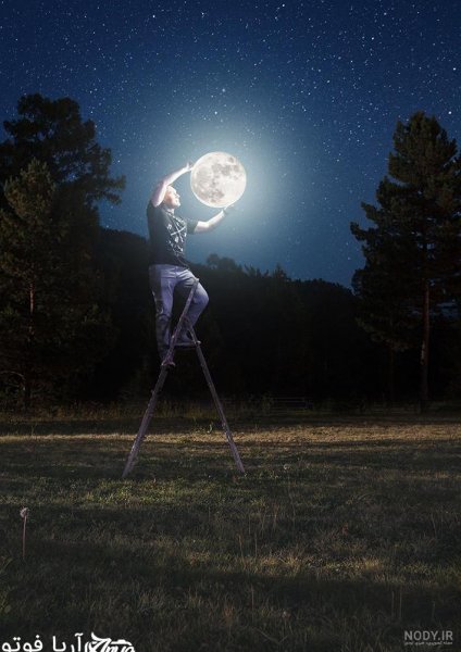 زیباترین عکس منظره شب برای پروفایل